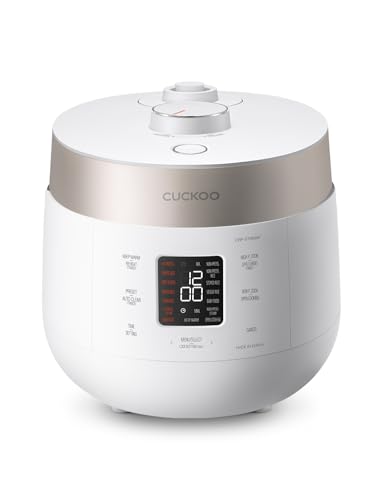 CUCKOO Twin Pressure Rice Cooker 6-Cup Uncooked / 12-Cup Cooked with...