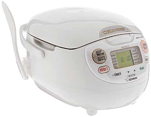 Zojirushi NS-ZCC10 5-1/2-Cup Neuro Fuzzy Rice Cooker and Warmer,...