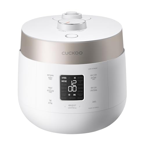 CUCKOO Twin Pressure Rice Cooker 6-Cup Uncooked / 12-Cup Cooked with...