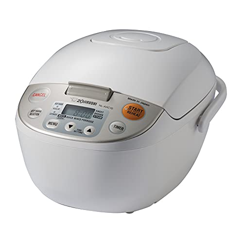 Zojirushi NL-AAC10 Micom Rice Cooker (Uncooked) and Warmer, 5.5...