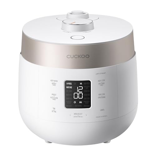 CUCKOO Twin Pressure Rice Cooker 6-Cup Uncooked / 12-Cup Cooked with...