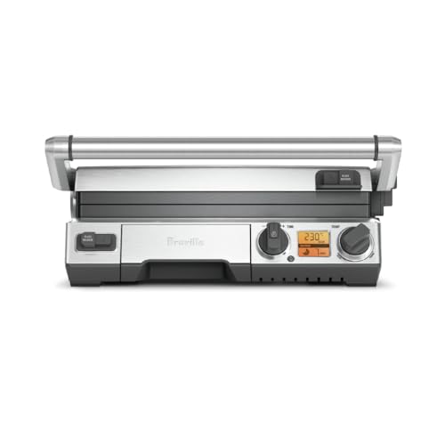 Breville BGR820XL Smart Grill, Brushed Stainless Steel