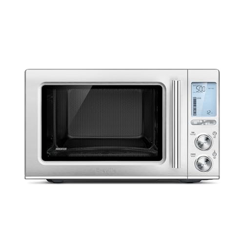 Breville BMO850BSS Smooth Wave Countertop Microwave Oven, Brushed...