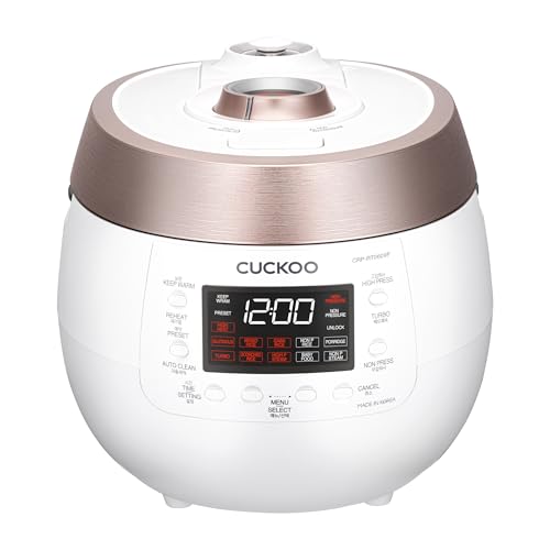 Cuckoo CRP-RT0609FW 6 cup Twin Pressure Plate Rice Cooker & Warmer...