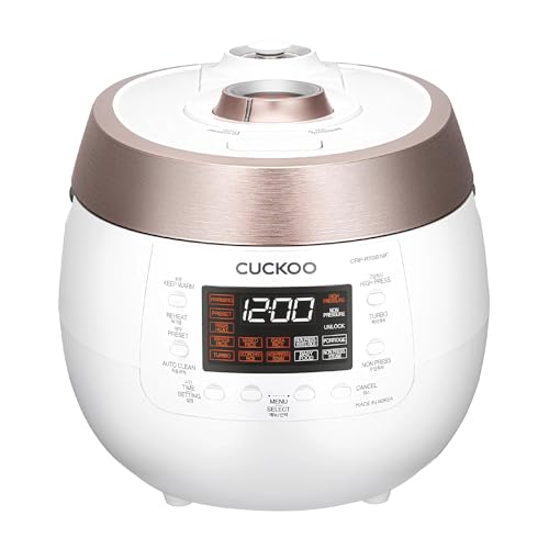 Cuckoo CRP-RT0609FW 6 cup Twin Pressure Plate Rice Cooker & Warmer...