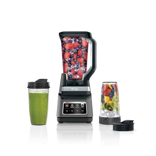 Ninja BN751 Professional Plus DUO Blender, 1400 Peak Watts, 3 Auto-IQ...