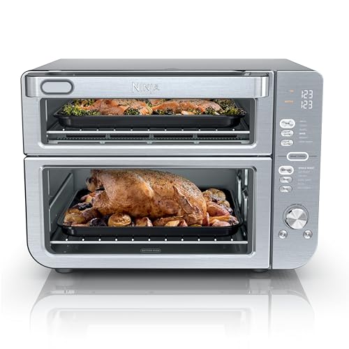 Ninja Double Stack XL Countertop Oven & Air Fryer, 12-in-1, Flexdoor,...