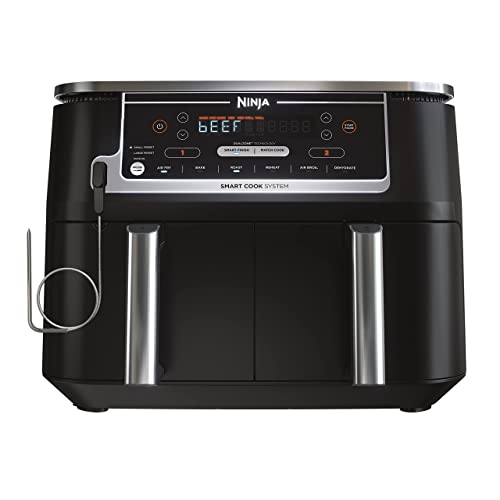 Ninja DZ550 Foodi 10 Quart 6-in-1 DualZone Smart XL Air Fryer with 2...