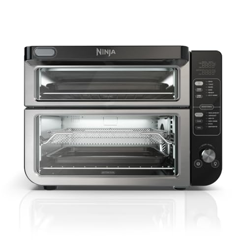Ninja DCT401 12-in-1 Double Oven with FlexDoor, FlavorSeal & Smart...