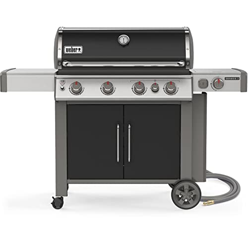 Weber Genesis II E-435 4-Burner Natural Gas Grill, Black