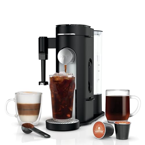 Ninja Coffee Maker, Single Serve, Brew with Coffee Pods and Grounds,...