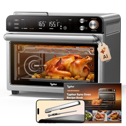 Typhur Sync Oven with Smart Wireless Meat Thermometer Probe,...